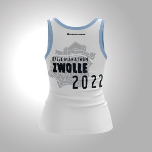 Hardloop singlet dames halve marathon Zwolle 2022 DryFIT