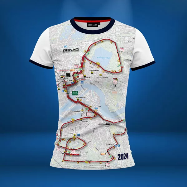 Rotterdam marathon hardloopshirt dames Donaci