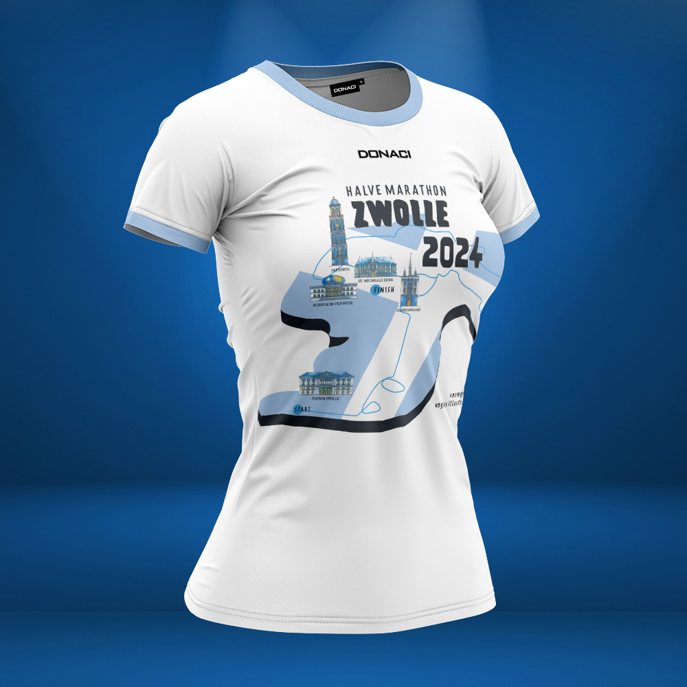 halve marathon Zwolle shirt dames
